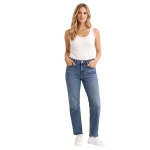 AGOLDE "Toni" Mid Rise Straight Leg Jeans Medium Wash Toni Fit Size 28